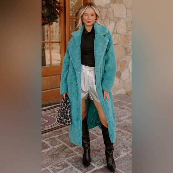 PLUSH SHERPA COAT S - Picture 3 of 7